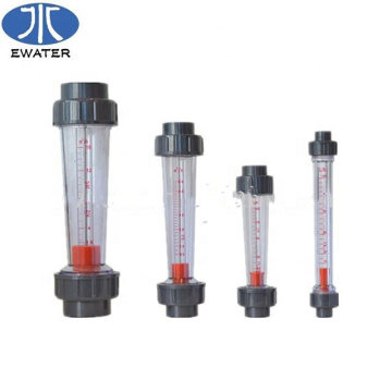 Precio de fábrica Medidor de flujo de líquido Tipo de tubo de plástico de plástico duradero para la planta de tratamiento de agua de RO